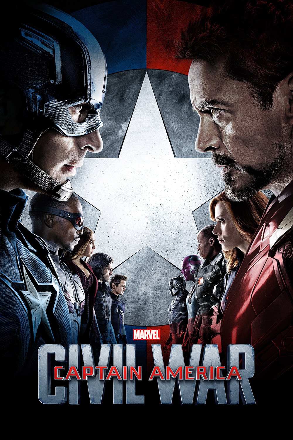 Poster de la película "Captain America: Civil War"