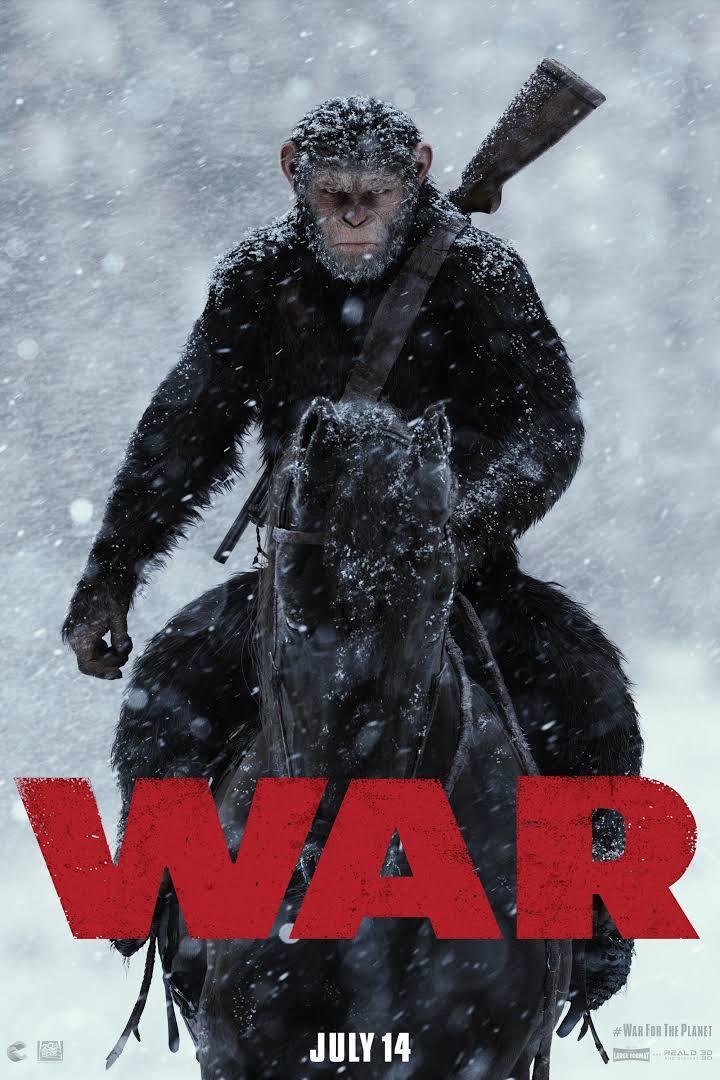 Poster de la película "War for the Planet of the Apes"