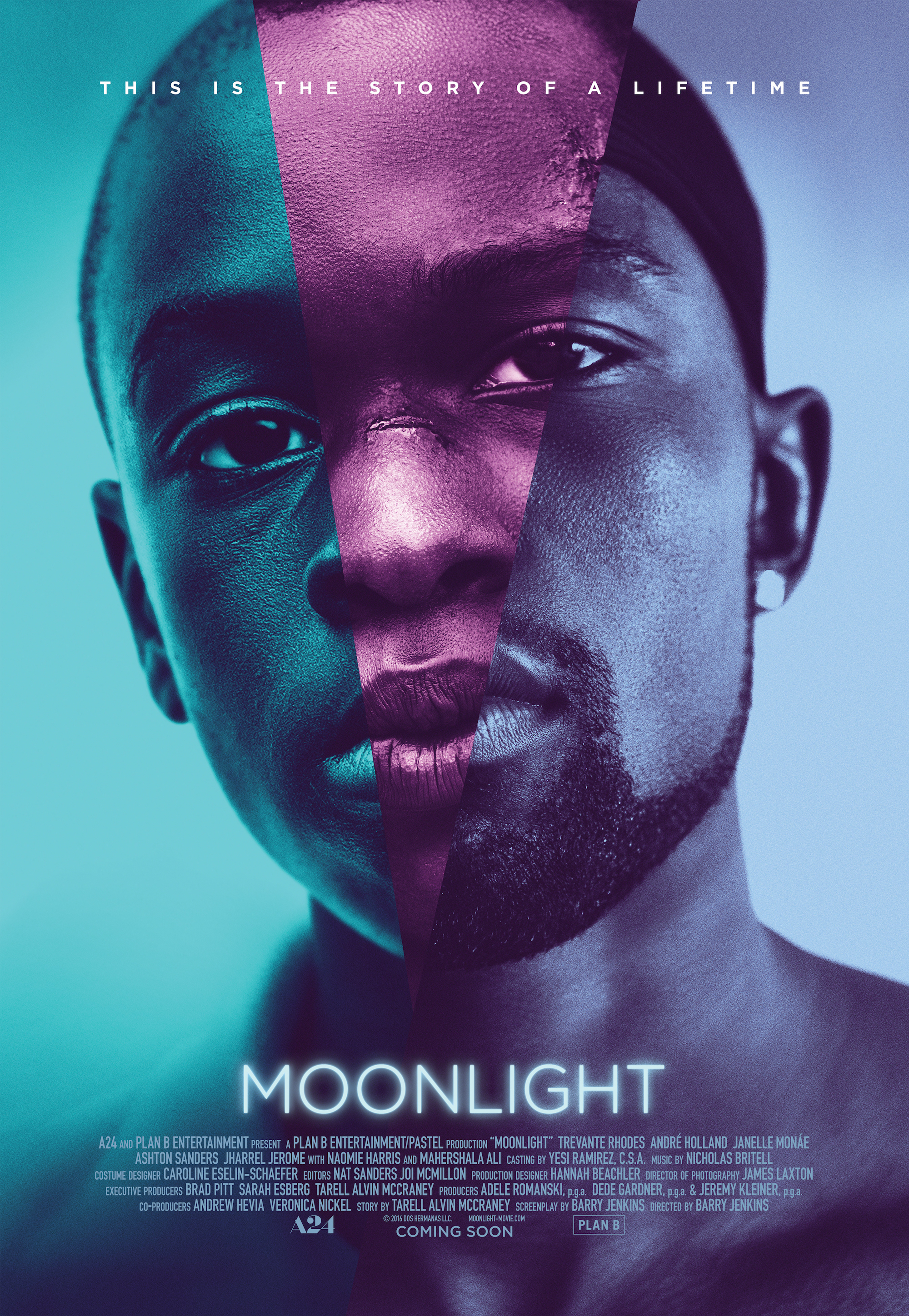 Poster de la película "Moonlight"