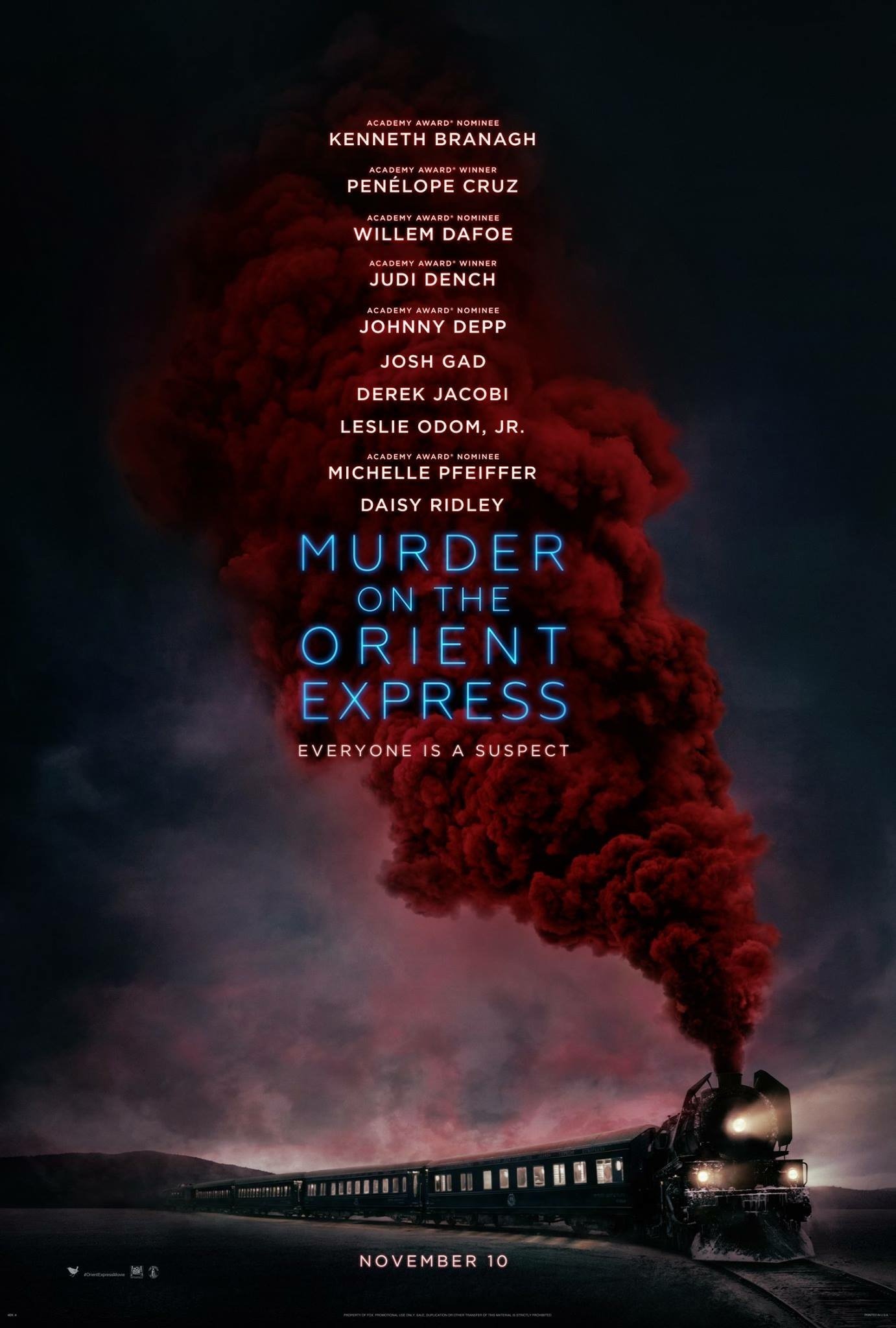 Poster de la película "Asesinato en el Orient Express"
