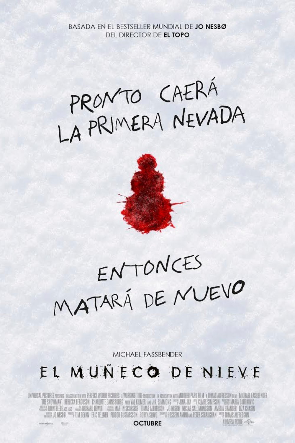 Poster de la película "El muñeco de nieve"