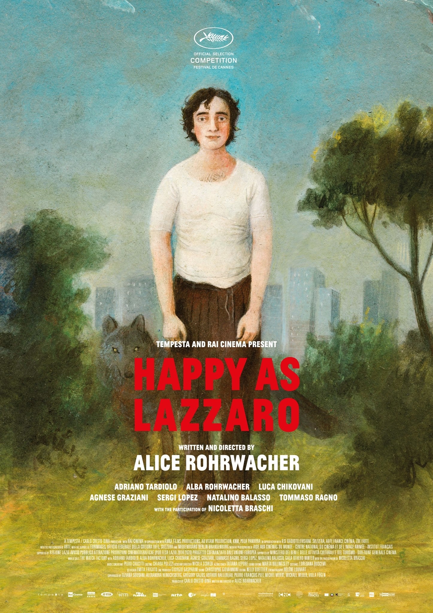 Poster de la película "Happy as Lazzaro"