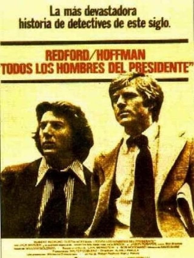 Poster de la película "Todos los hombres del presidente"