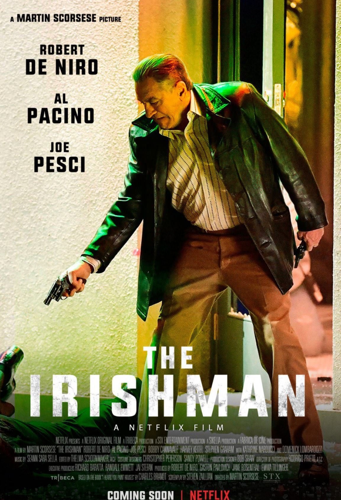 Poster de la película "El irlandés"