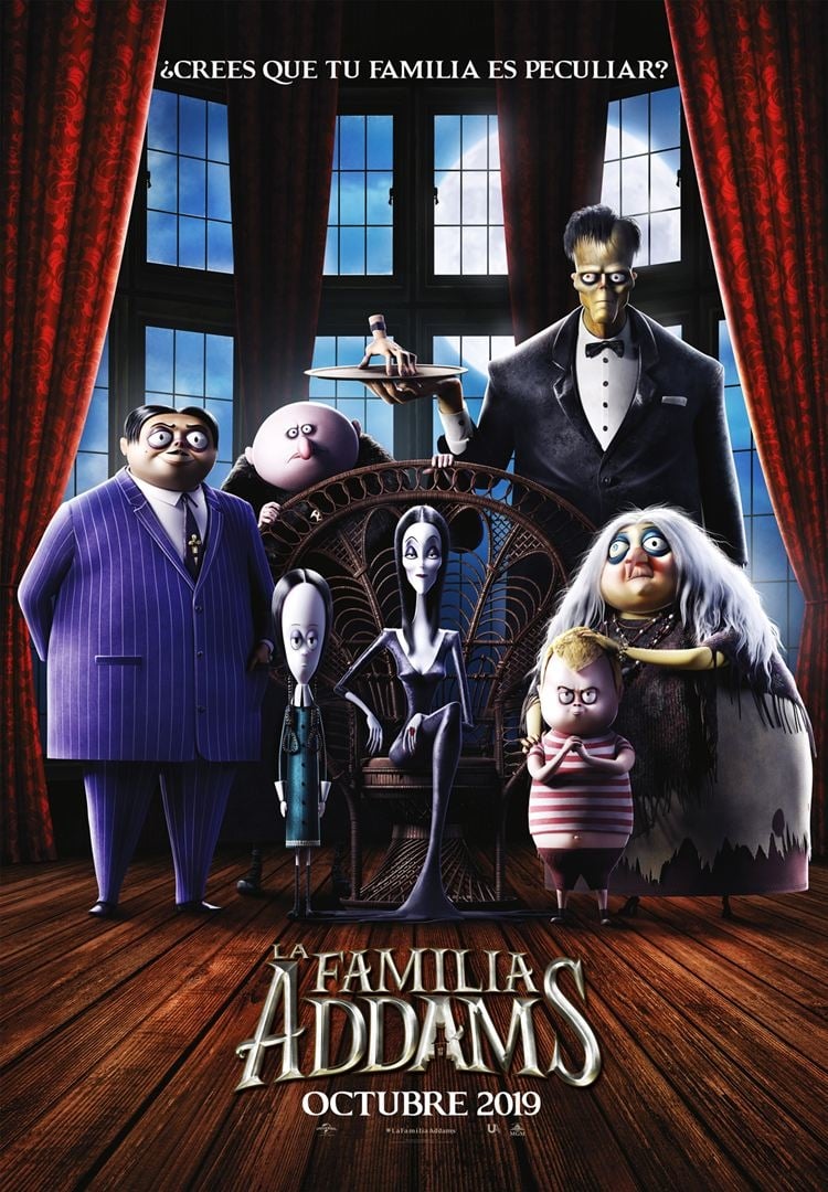 Poster de la película "La familia Addams"
