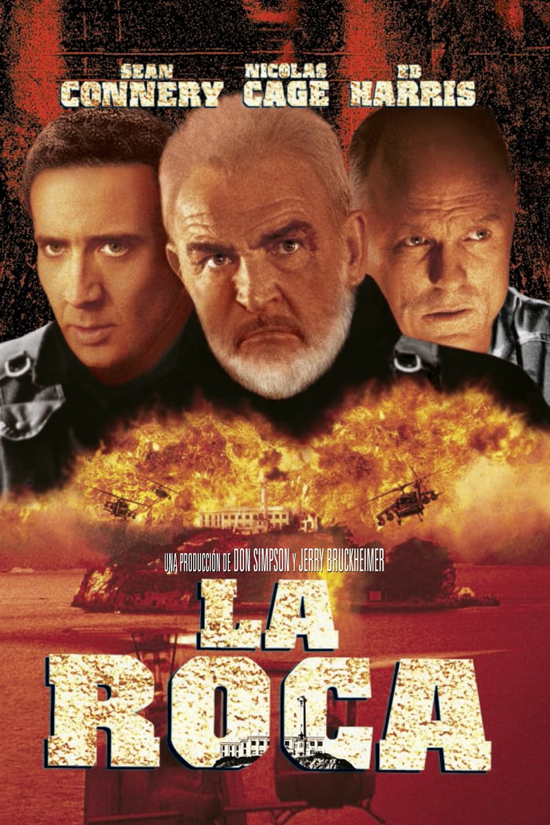 Poster de la película "La roca"