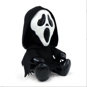 Scream GhostFace Llame Toy, Monster Horror Peluche Figure Toys, Reaper Está Aquí, Terrors Ghostface Toy Relleno *333* (Color : Black, Size : 17cm)